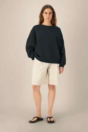 Das Damen-Rundhals-Sweatshirt aus Baumwolle-TENCEL™ Modal