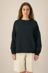 Das Damen-Rundhals-Sweatshirt aus Baumwolle-TENCEL™ Modal