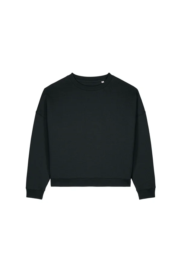Das Damen-Rundhals-Sweatshirt aus Baumwolle-TENCEL™ Modal