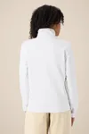 Das Unisex-Sweatshirt mit Reißverschluss und Stehkragen