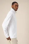 Das Unisex-Sweatshirt mit Reißverschluss und Stehkragen