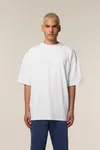 Das Oversized Unisex-T-Shirt mit Stehkragen