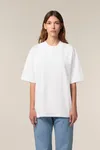 Das Oversized Unisex-T-Shirt mit Stehkragen