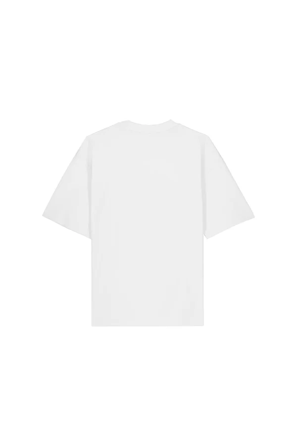 Das Oversized Unisex-T-Shirt mit Stehkragen