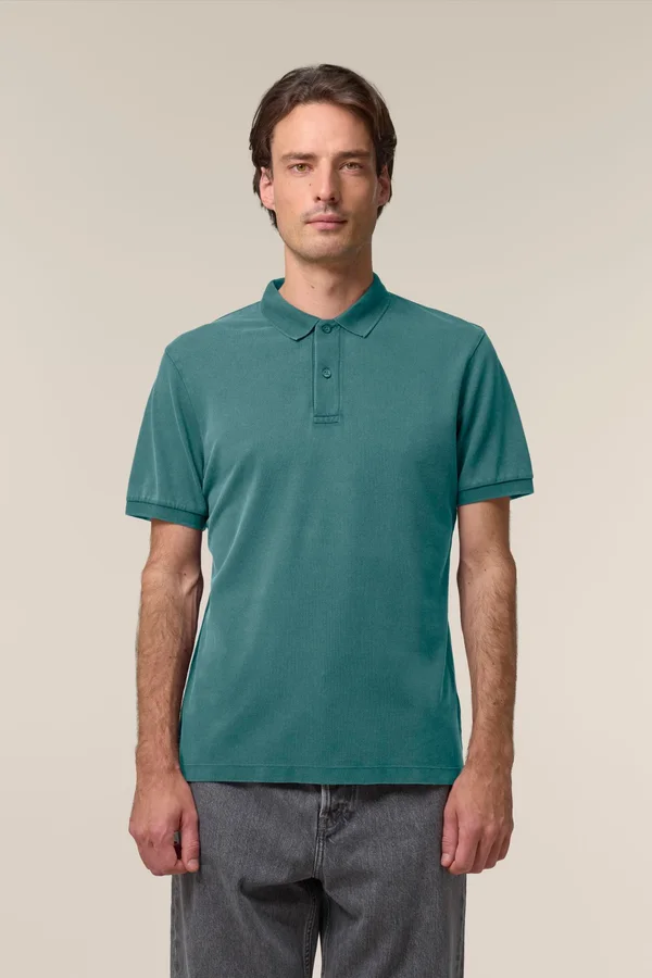 Das Garment-Dyed Unisex-Polo
