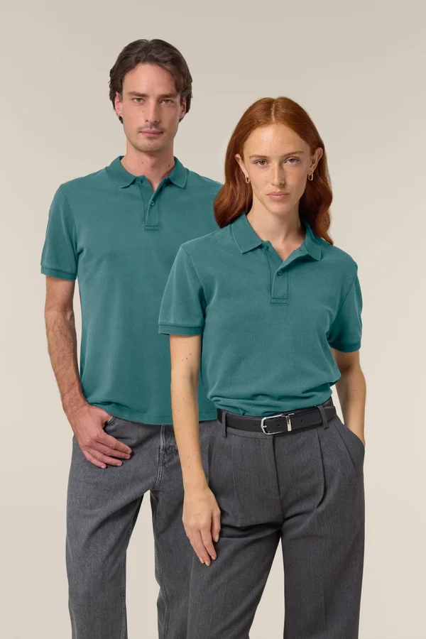 Das Garment-Dyed Unisex-Polo