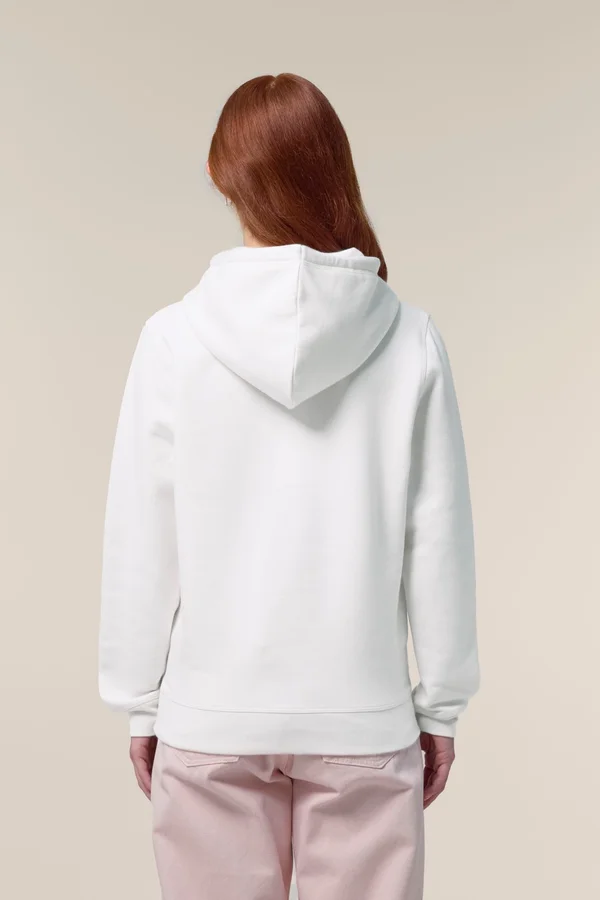 Der Unisex-Hoodie mit Seitentaschen