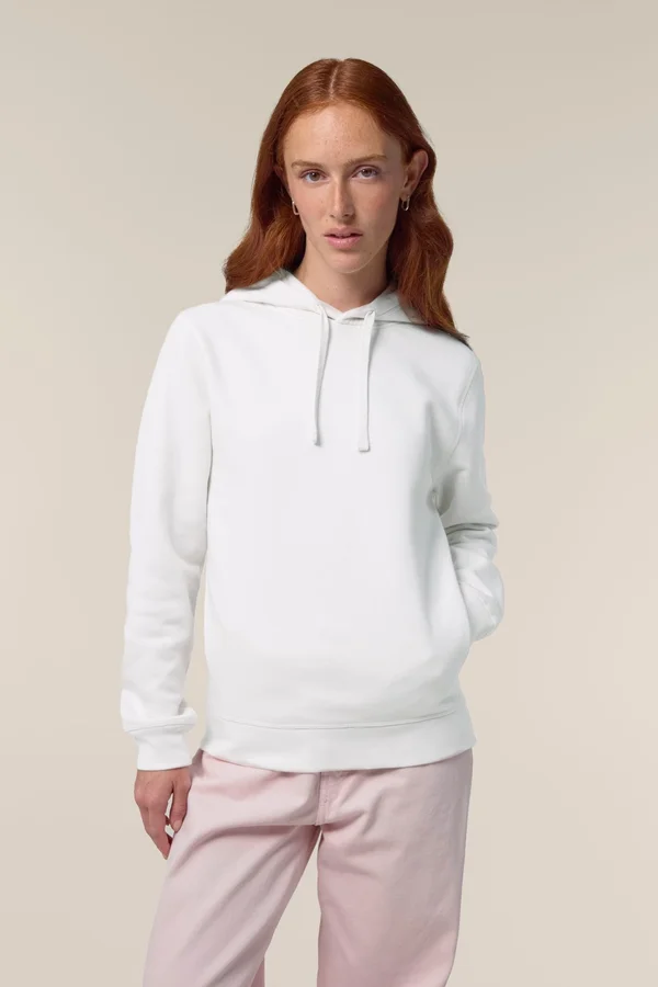 Der Unisex-Hoodie mit Seitentaschen