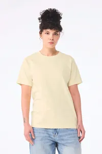 Unisex-T-Shirt aus dickem, verwaschenem Stoff