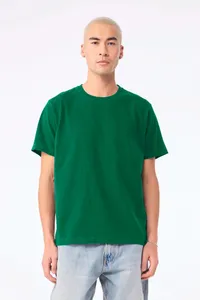 Unisex-T-Shirt aus dickem, verwaschenem Stoff