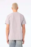 Unisex-T-Shirt aus dickem, verwaschenem Stoff