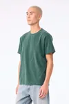 Unisex-T-Shirt aus dickem, verwaschenem Stoff