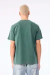 Unisex-T-Shirt aus dickem, verwaschenem Stoff