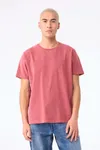 Unisex-T-Shirt aus dickem, verwaschenem Stoff