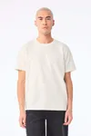 Unisex-T-Shirt aus dickem, verwaschenem Stoff