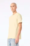 Unisex-T-Shirt aus dickem, verwaschenem Stoff