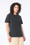 Unisex-T-Shirt aus dickem, verwaschenem Stoff