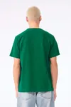 Unisex-T-Shirt aus dickem, verwaschenem Stoff