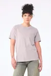 Unisex-T-Shirt aus dickem, verwaschenem Stoff