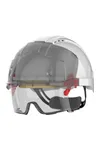 Sicherheitshelm EVO® VISTAlens™ Mikrovisier, belüftet, mit integrierter Überbrille, beschlagfrei, kratzfest KN White
