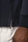 Herren Piqué-Polohemd lange Ärmel Bio-180