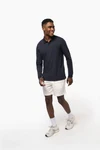 Herren Piqué-Polohemd lange Ärmel Bio-180