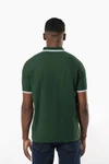 Herren Poloshirt mit kurzen Ärmeln und kontrastfarbenen Paspeln