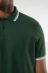 Herren Poloshirt mit kurzen Ärmeln und kontrastfarbenen Paspeln