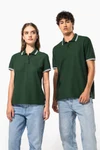 Herren Poloshirt mit kurzen Ärmeln und kontrastfarbenen Paspeln