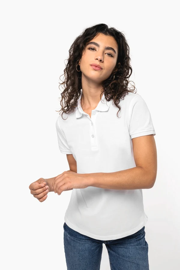 Piqué-Polohemd für Damen