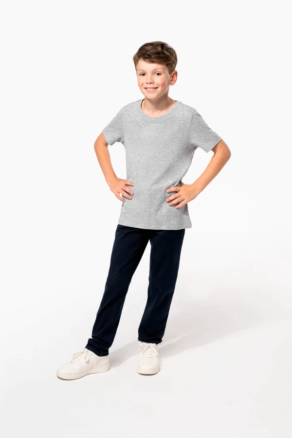 Kinder-T-Shirt mit Rundhalsausschnitt