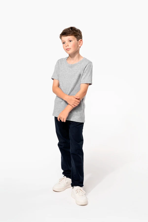 Kinder-T-Shirt mit Rundhalsausschnitt