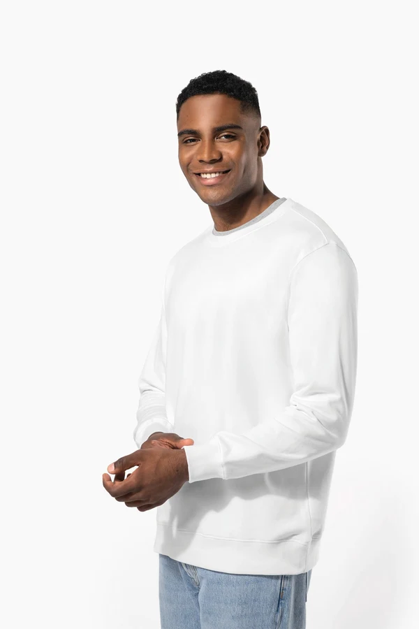 Unisex-Sweatshirt mit Rundhalsausschnitt 80/20