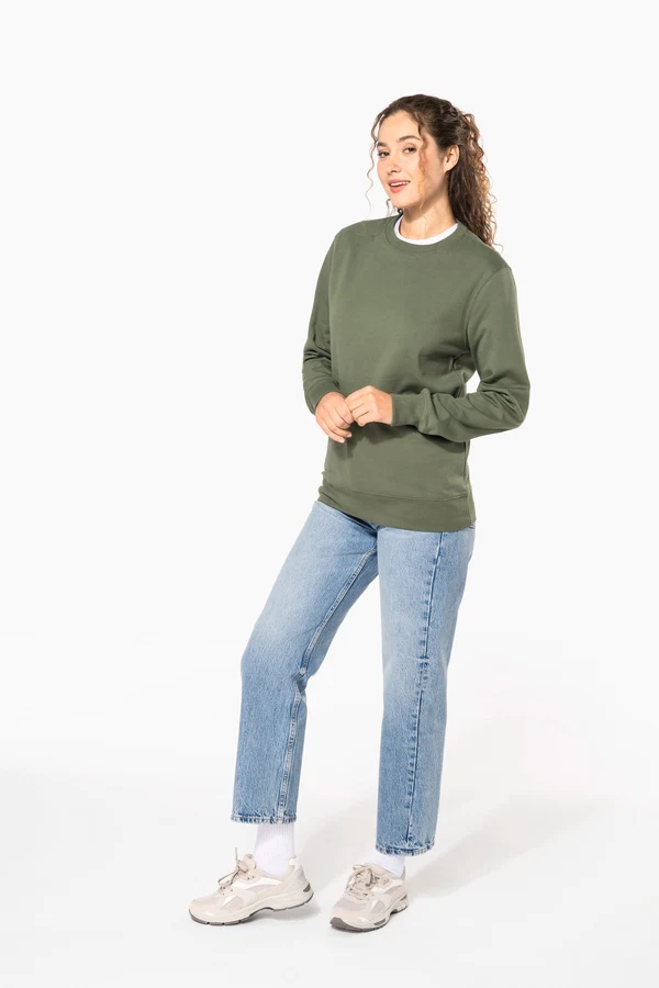 Recyceltes Unisex-Sweatshirt mit Rundhalsausschnitt