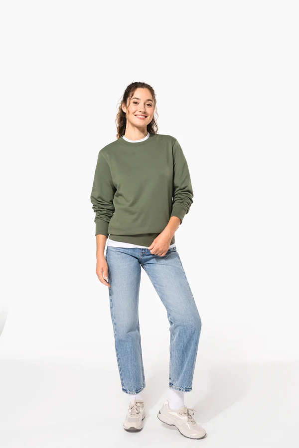 Recyceltes Unisex-Sweatshirt mit Rundhalsausschnitt