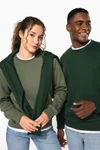 Recyceltes Unisex-Sweatshirt mit Rundhalsausschnitt