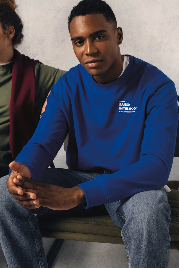 Recyceltes Unisex-Sweatshirt mit Rundhalsausschnitt