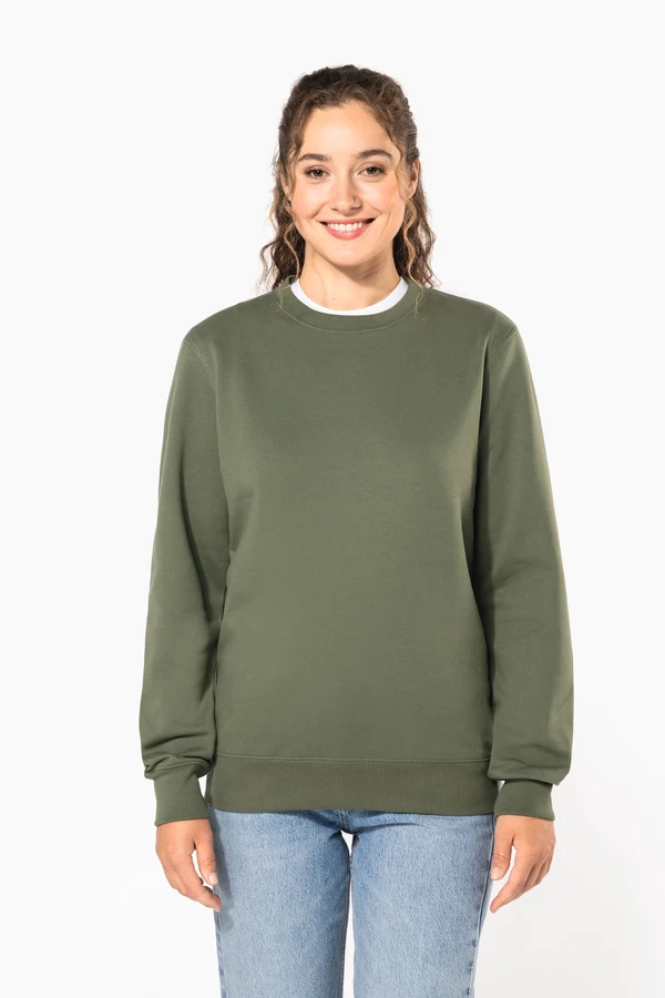 Recyceltes Unisex-Sweatshirt mit Rundhalsausschnitt