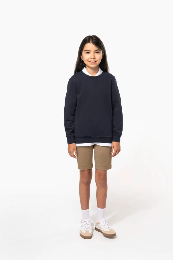Sweatshirt mit Rundhalsausschnitt für Kinder
