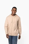 Recyceltes Unisex-Sweatshirt mit Reißverschluss und Kapuze