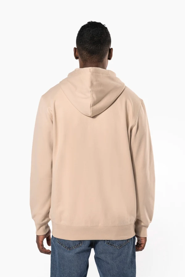 Recyceltes Unisex-Sweatshirt mit Reißverschluss und Kapuze