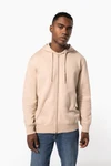Recyceltes Unisex-Sweatshirt mit Reißverschluss und Kapuze