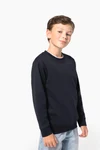 Recyceltes Kinder-Sweatshirt mit Rundhalsausschnitt