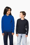 Recyceltes Kinder-Sweatshirt mit Rundhalsausschnitt