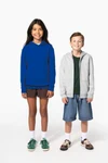 Recyceltes Kinder-Kapuzensweatshirt mit Reißverschluss