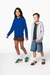 Recyceltes Kinder-Kapuzensweatshirt mit Reißverschluss