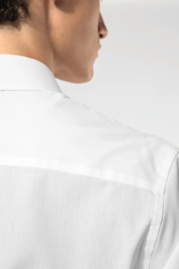 Popeline-Hemd Baumwollpolyester pflegeleicht für Herren