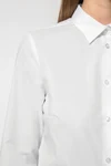 Popeline-Hemd Baumwollpolyester pflegeleicht für Damen