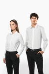 Popeline-Hemd Baumwollpolyester pflegeleicht für Damen