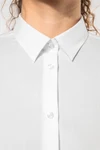 Popeline-Hemd Baumwollpolyester pflegeleicht für Damen